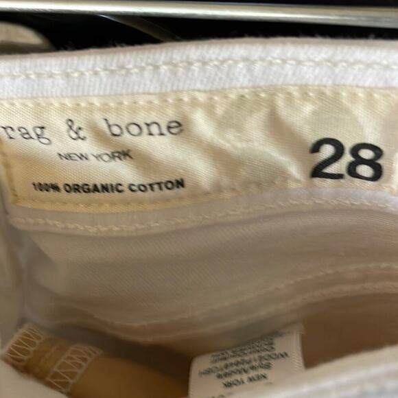 Levi’s New distressed - Rag & Bone ankle flare Summer white- high rise 28. Nina - Picture 2 of 9